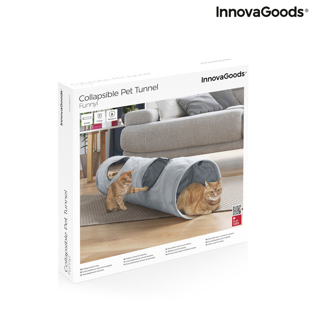 Túnel plegable para mascotas Funnyl InnovaGoods