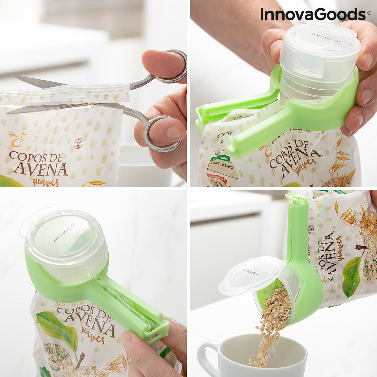 Sealing Clips with Dispensing Nozzle for Bags Distwis InnovaGoods 4