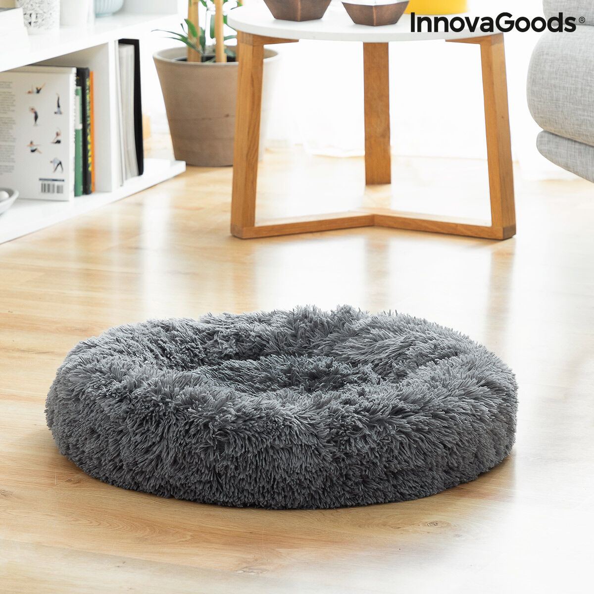Cama antiestrés para mascotas Bepess InnovaGoods Ø 60 cm