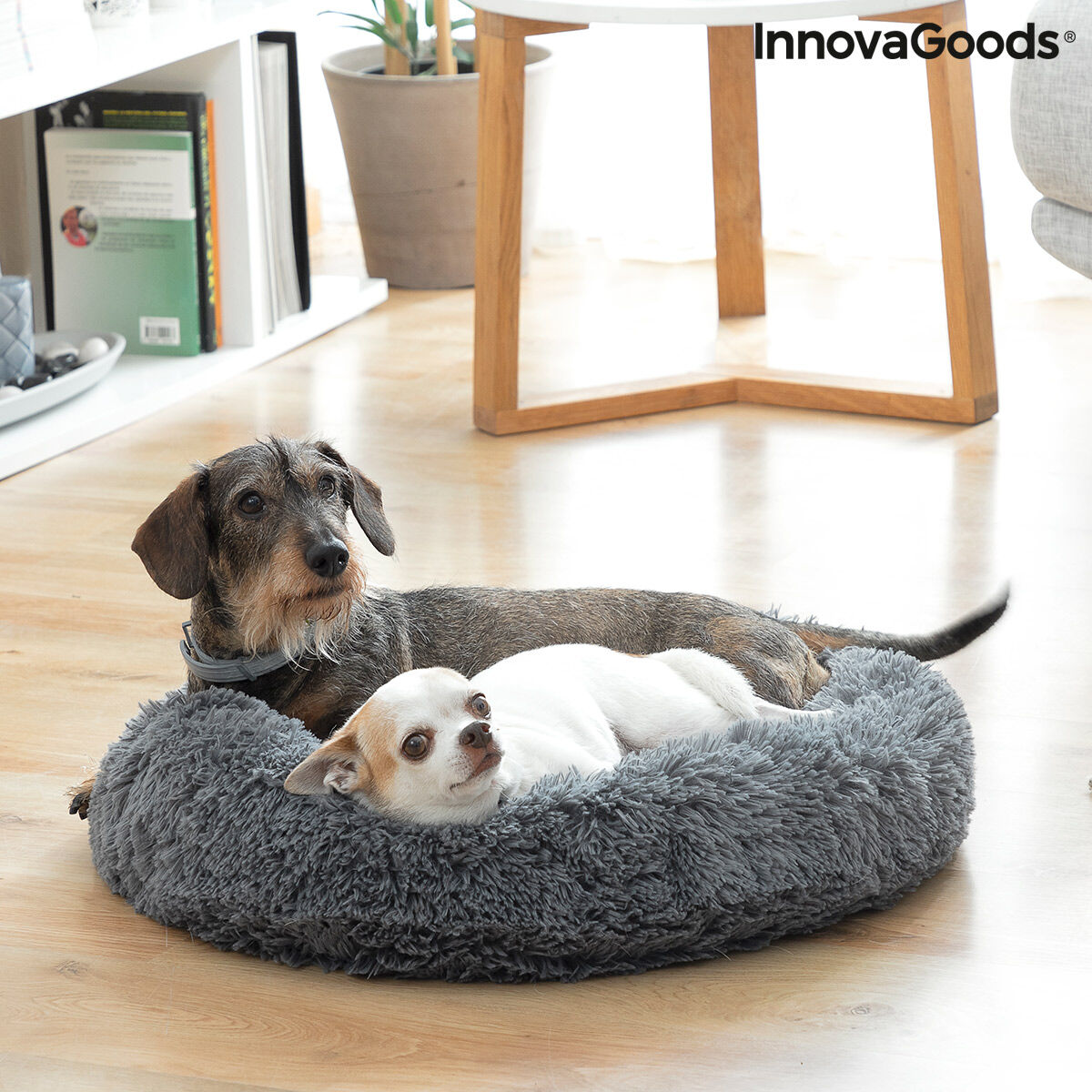 Cama antiestrés para mascotas Bepess InnovaGoods Ø 60 cm