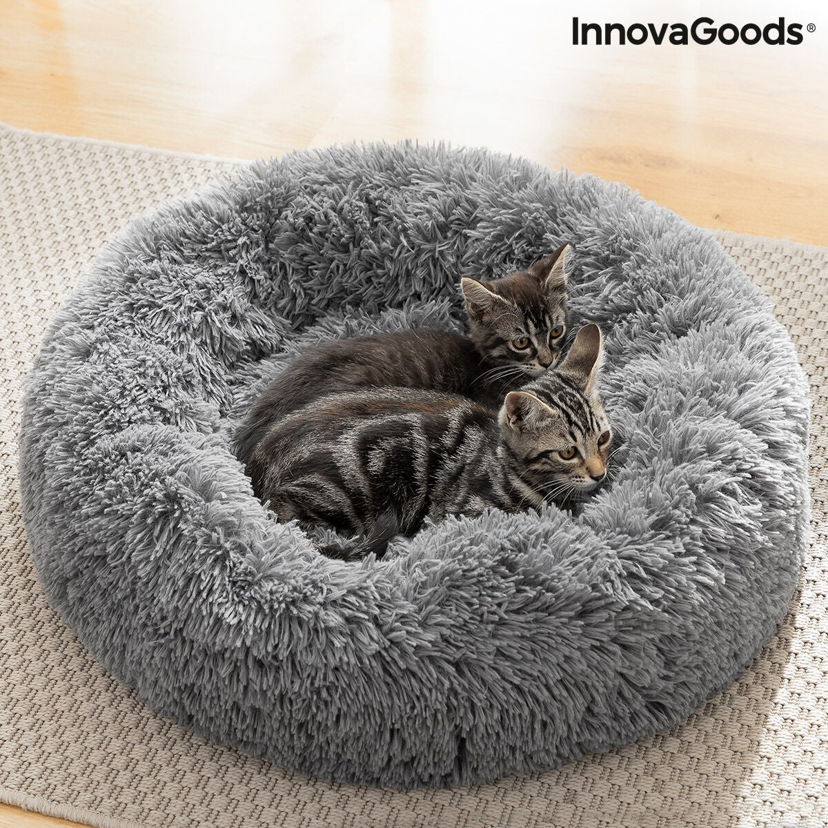 Cama antiestrés para mascotas Bepess InnovaGoods Ø 60 cm