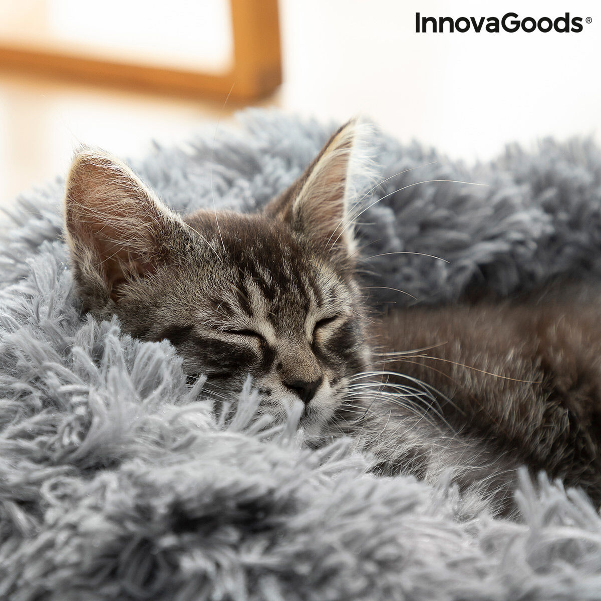 Cama antiestrés para mascotas Bepess InnovaGoods Ø 60 cm