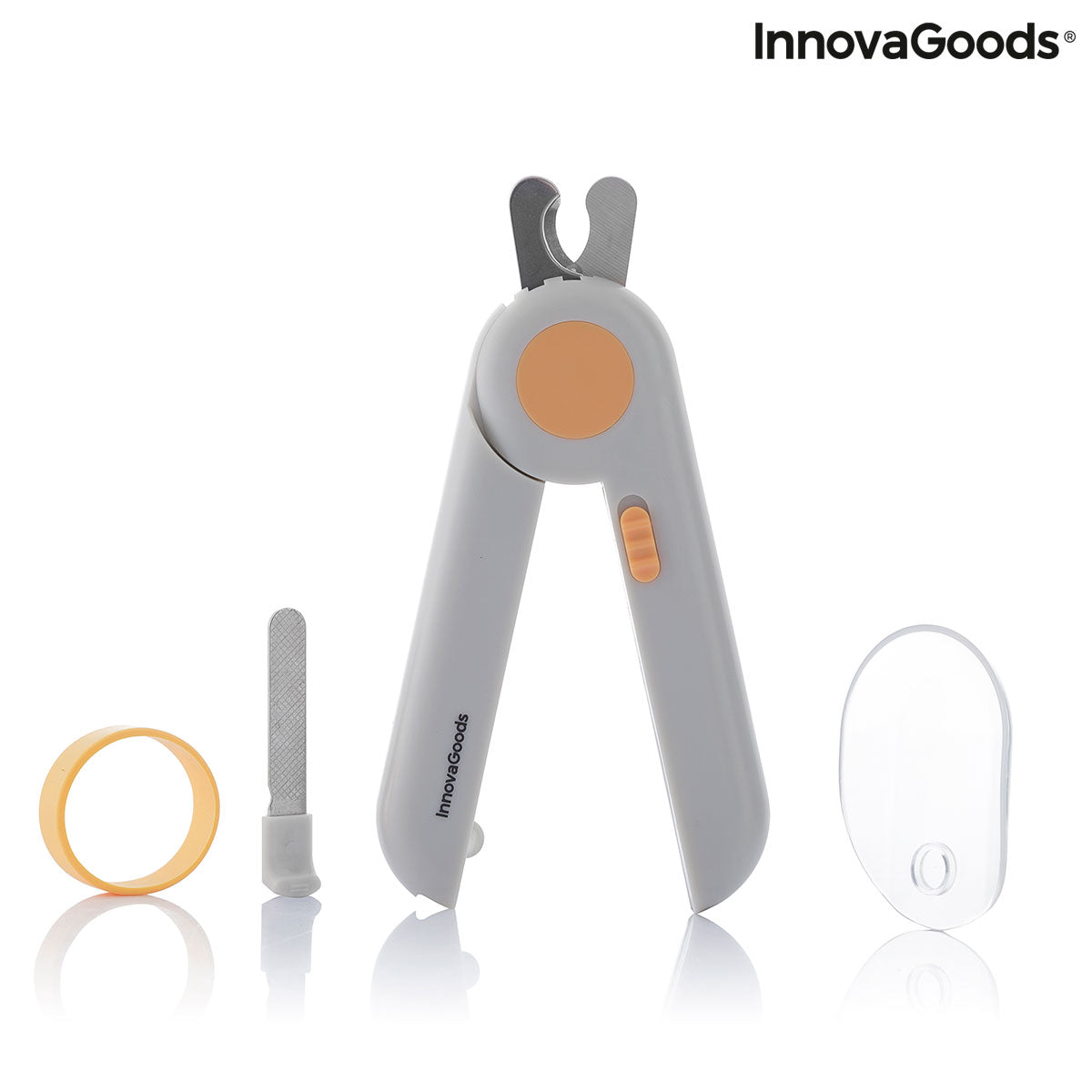Cortaúñas para mascotas con clip LED InnovaGoods