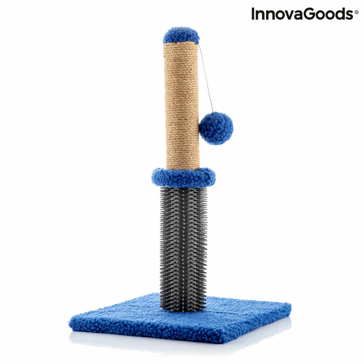 Rascador y masajeador para gatos con pelota Miausage InnovaGoods