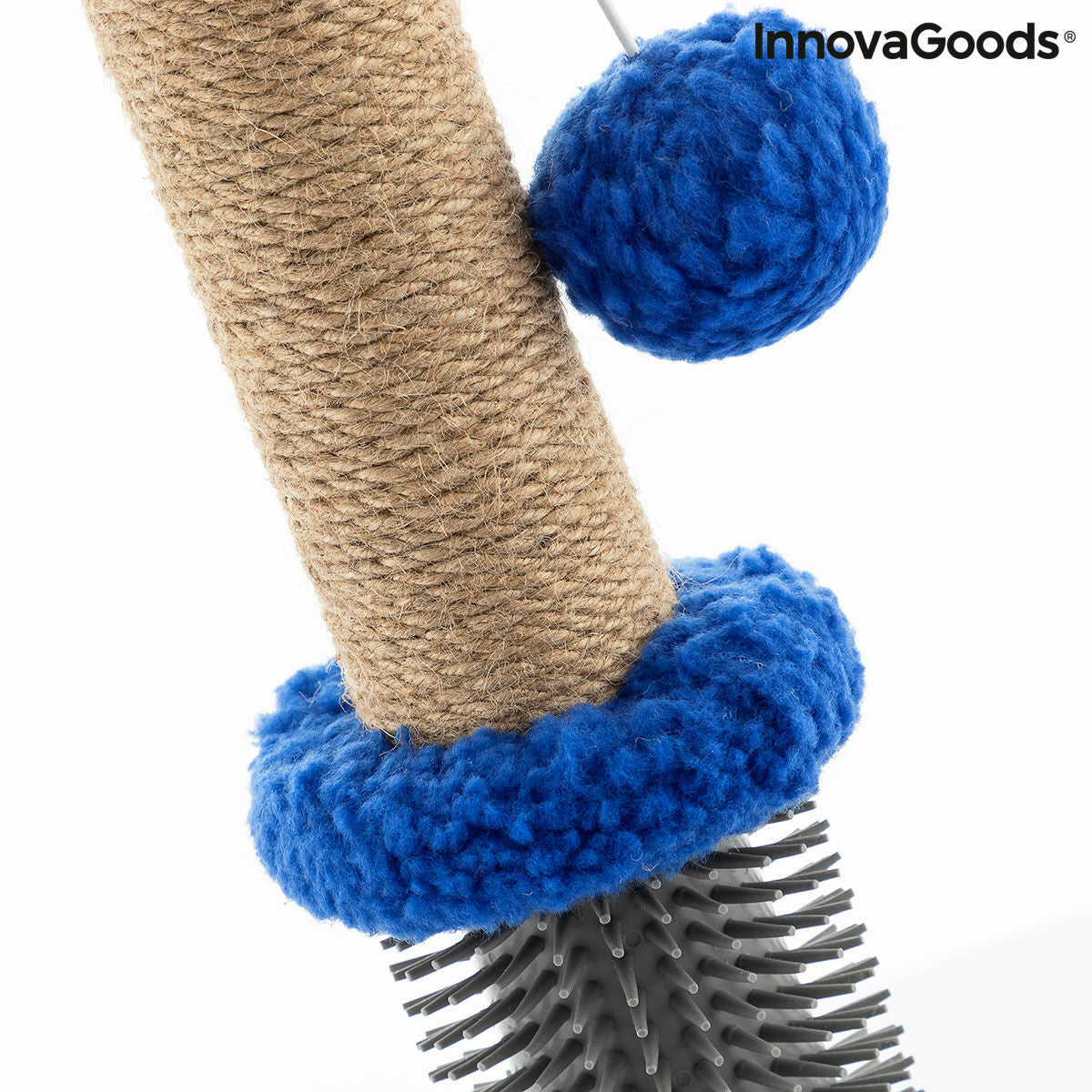 Rascador y masajeador para gatos con pelota Miausage InnovaGoods