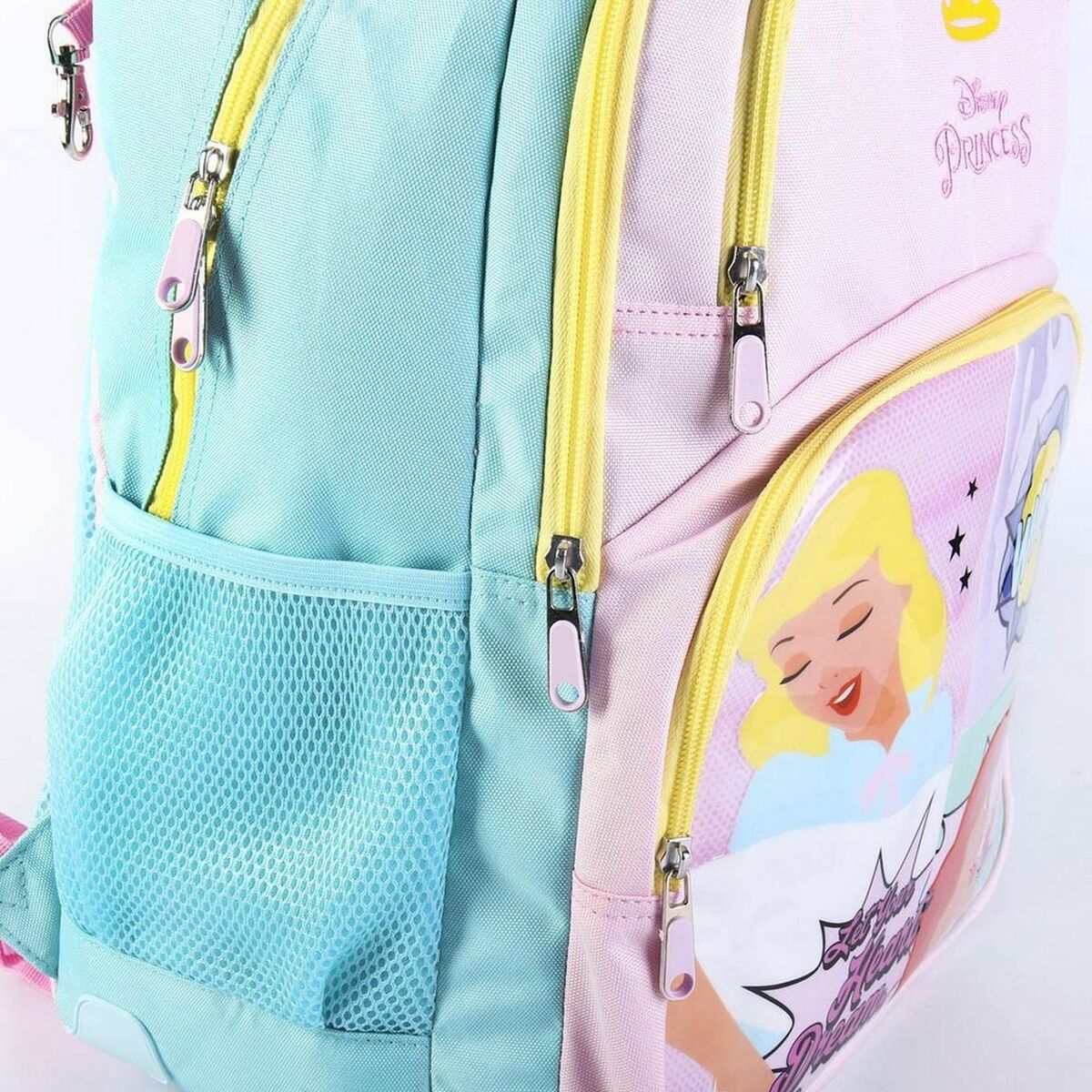 School Bag Princesses Disney Pink (32 x 18,5 x 44 cm)