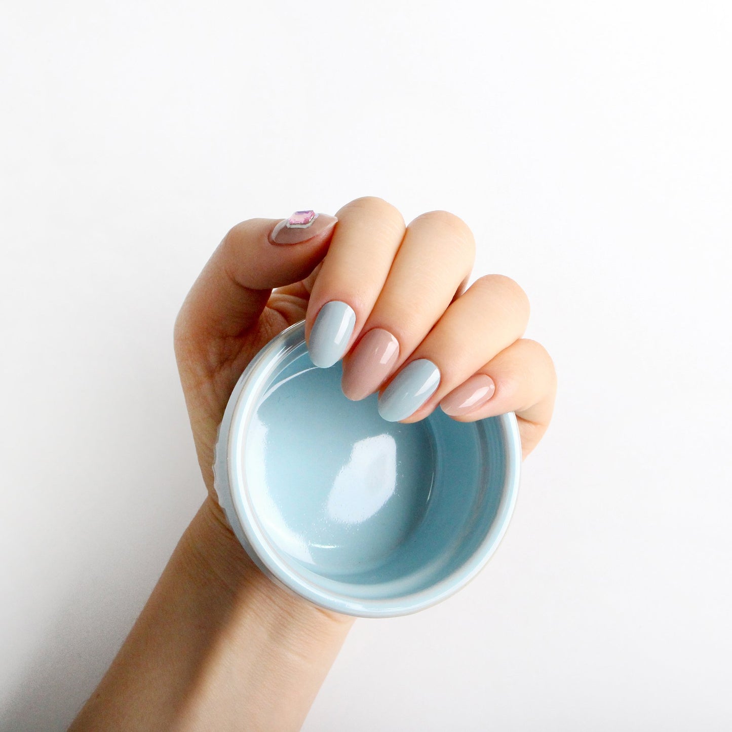 Tiras de gel coreanas para uñas, calcomanías para uñas, kits todo en uno