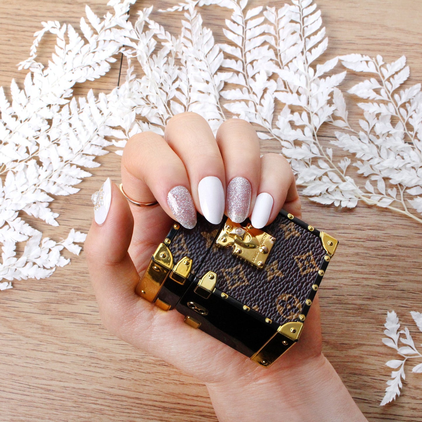 Tiras de gel coreanas para uñas, calcomanías para uñas, kits todo en uno