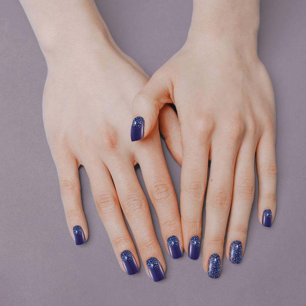 Tiras de gel coreanas para uñas, calcomanías para uñas, kits todo en uno