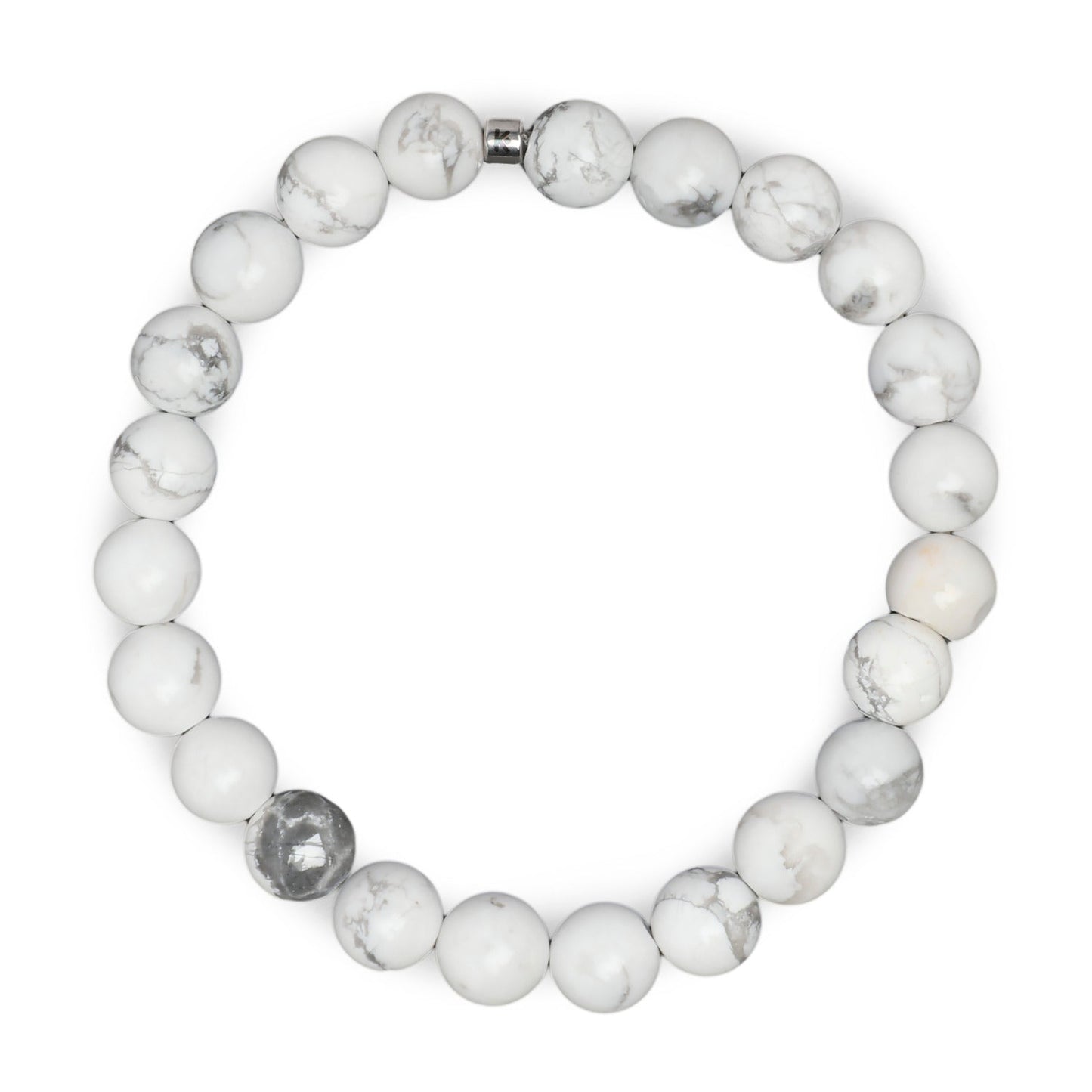 Bracelet en Howlite Blanche "Energie"