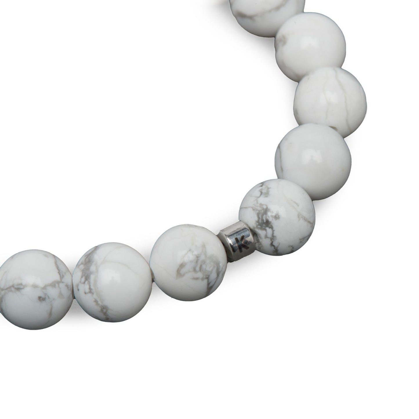 Bracelet en Howlite Blanche "Energie"