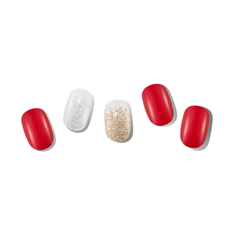 Tiras de gel coreanas para uñas, calcomanías para uñas, kits todo en uno