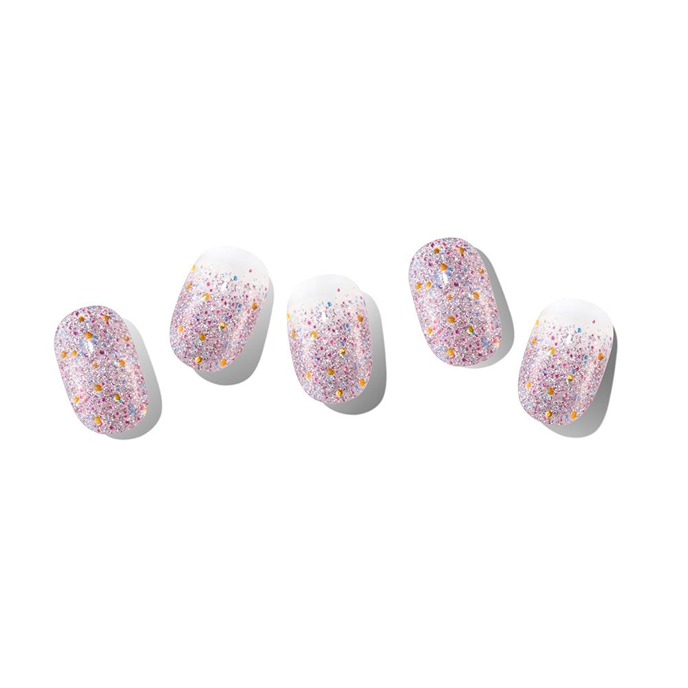 Tiras de gel coreanas para uñas, calcomanías para uñas, kits todo en uno