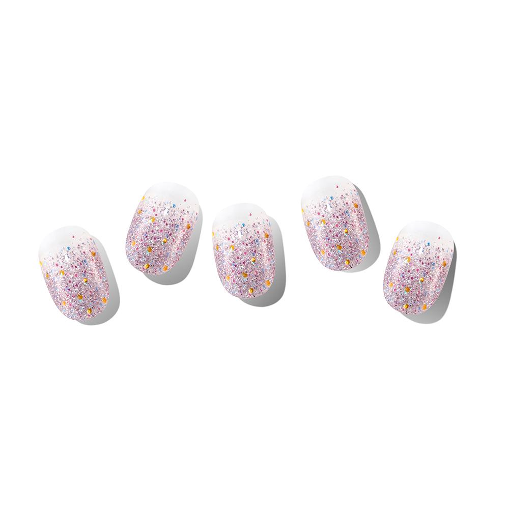 Tiras de gel coreanas para uñas, calcomanías para uñas, kits todo en uno