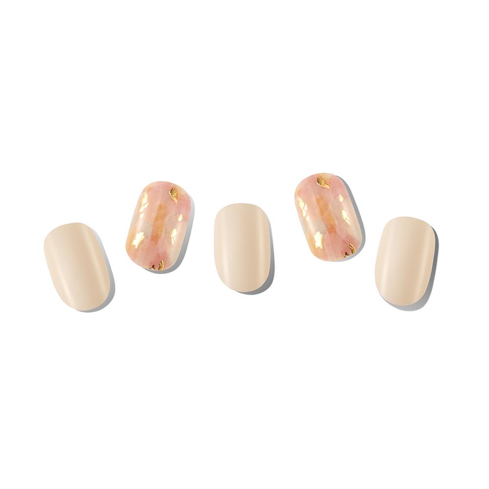 Tiras de gel coreanas para uñas, calcomanías para uñas, kits todo en uno