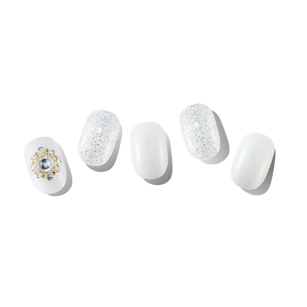 Tiras de gel coreanas para uñas, calcomanías para uñas, kits todo en uno