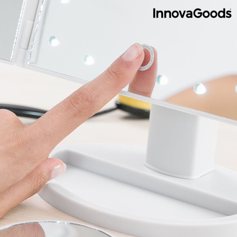 Magnifying Mirror with LED 4-in-1 Ledflect InnovaGoods