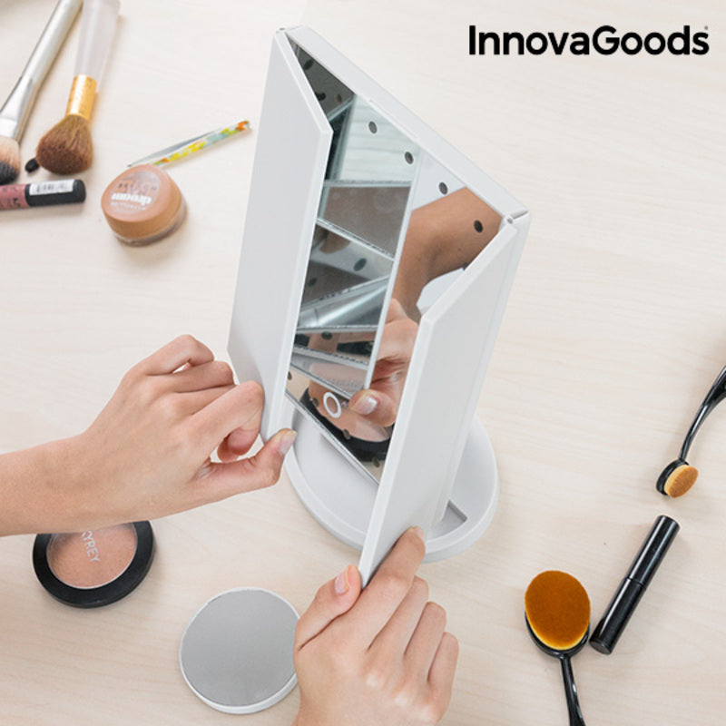 Magnifying Mirror with LED 4-in-1 Ledflect InnovaGoods
