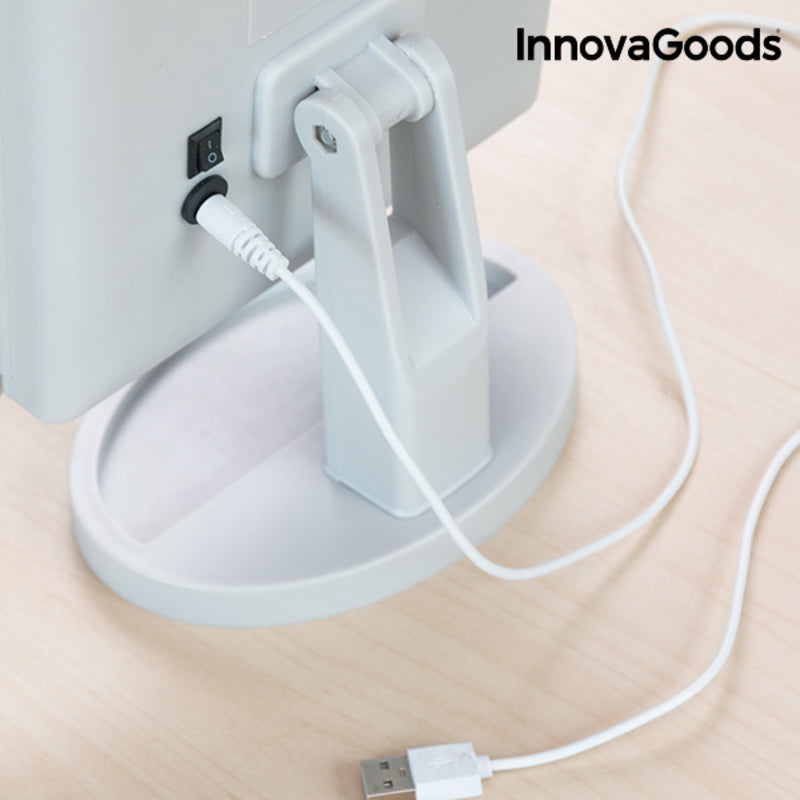 Magnifying Mirror with LED 4-in-1 Ledflect InnovaGoods