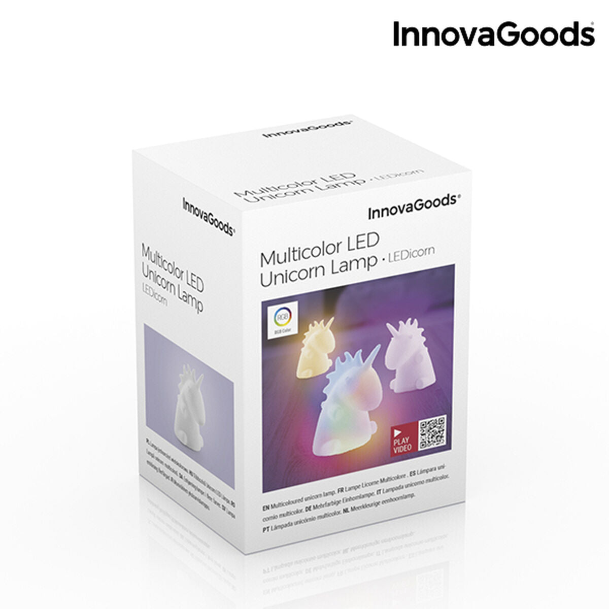 Multicolour Unicorn Lamp LEDicorn InnovaGoods