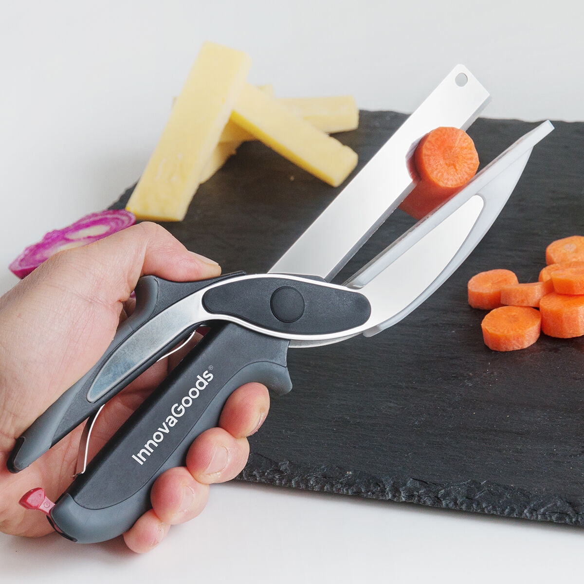 Cuchillo-Tijeras de Cocina Scible InnovaGoods