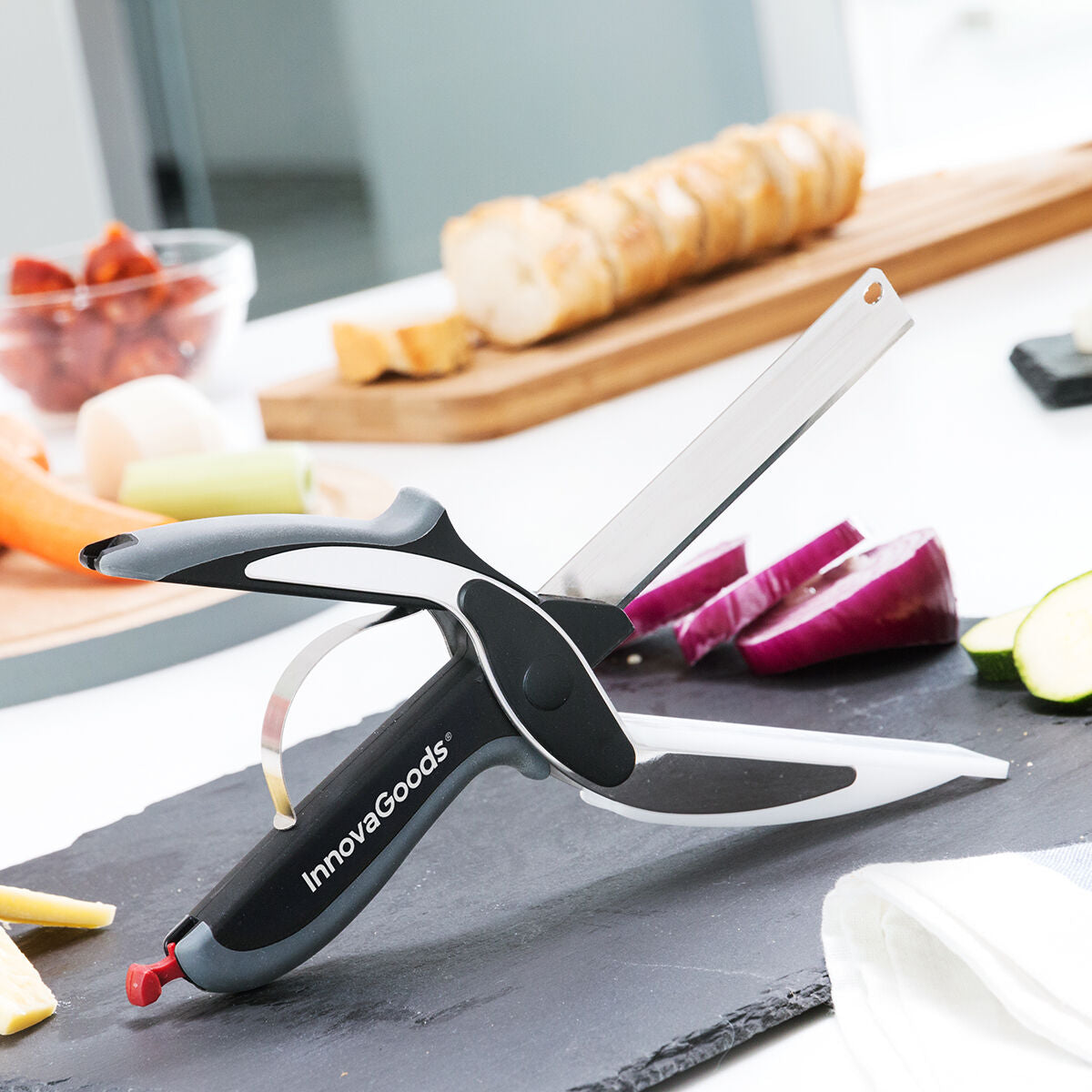 Cuchillo-Tijeras de Cocina Scible InnovaGoods
