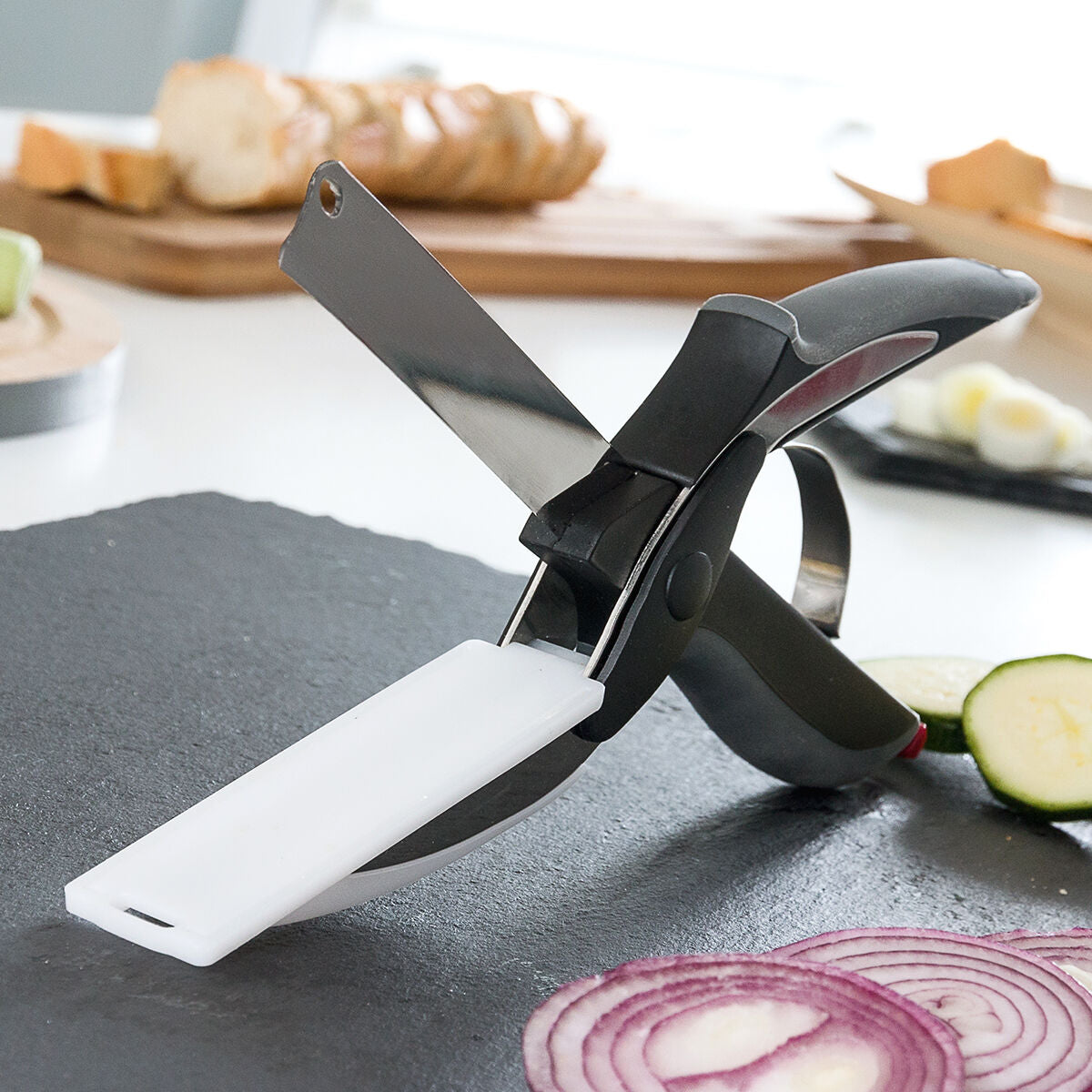 Cuchillo-Tijeras de Cocina Scible InnovaGoods