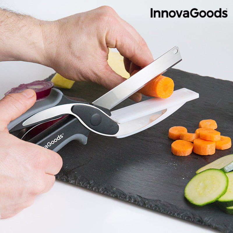 Cuchillo-Tijeras de Cocina Scible InnovaGoods