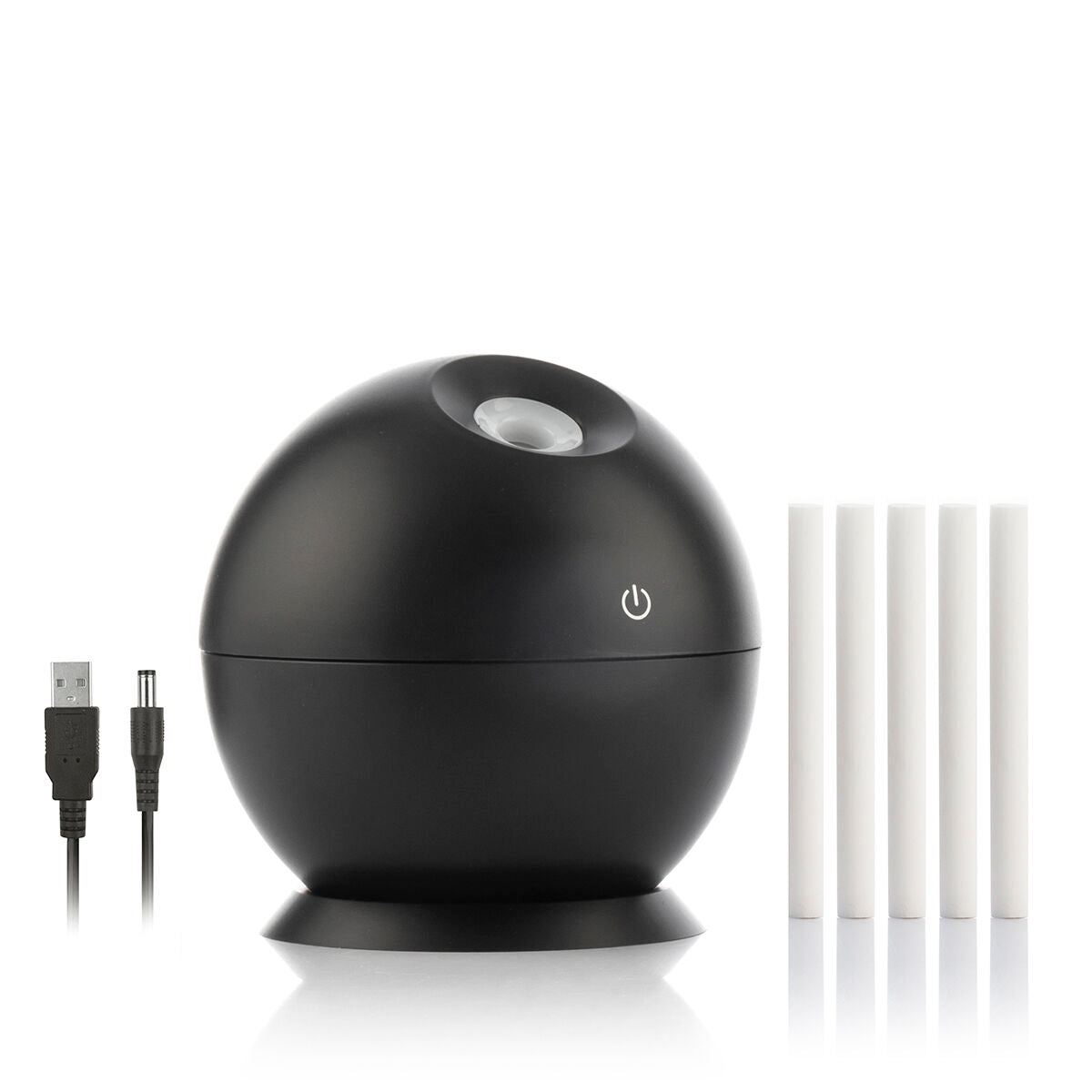 Mini humidificador difusor de aromas negro InnovaGoods