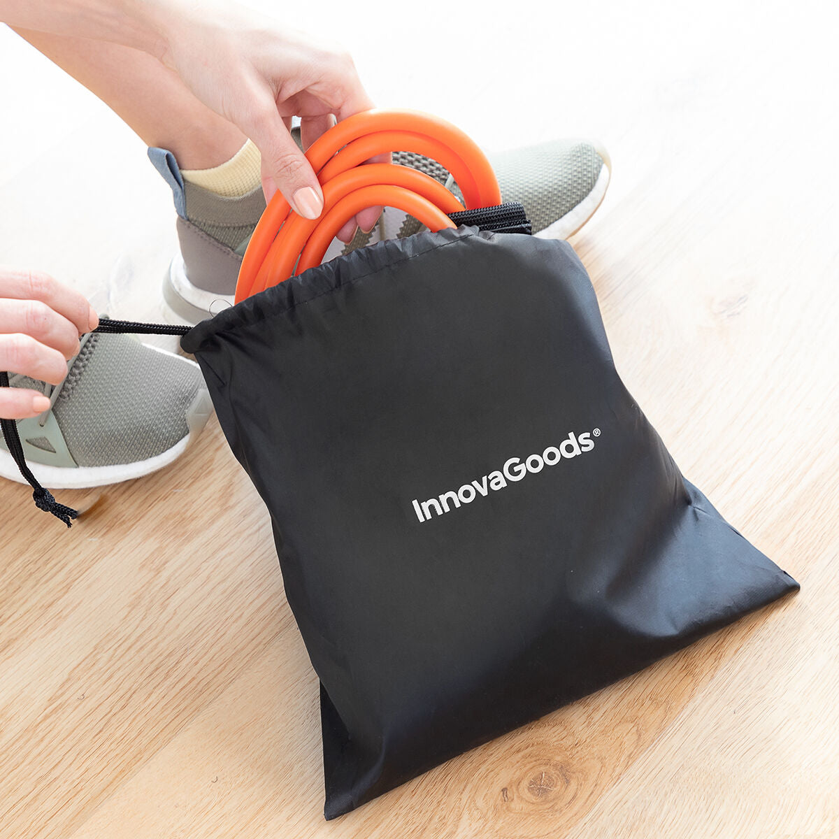 Ceinture avec bandes de résistance pour fessiers et guide d'exercices Boottrainer