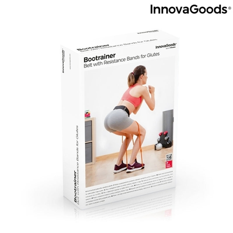 Ceinture avec bandes de résistance pour fessiers et guide d'exercices Boottrainer