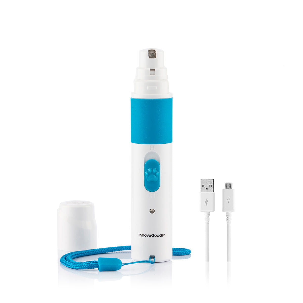 Lima de uñas recargable para mascotas Pawy InnovaGoods
