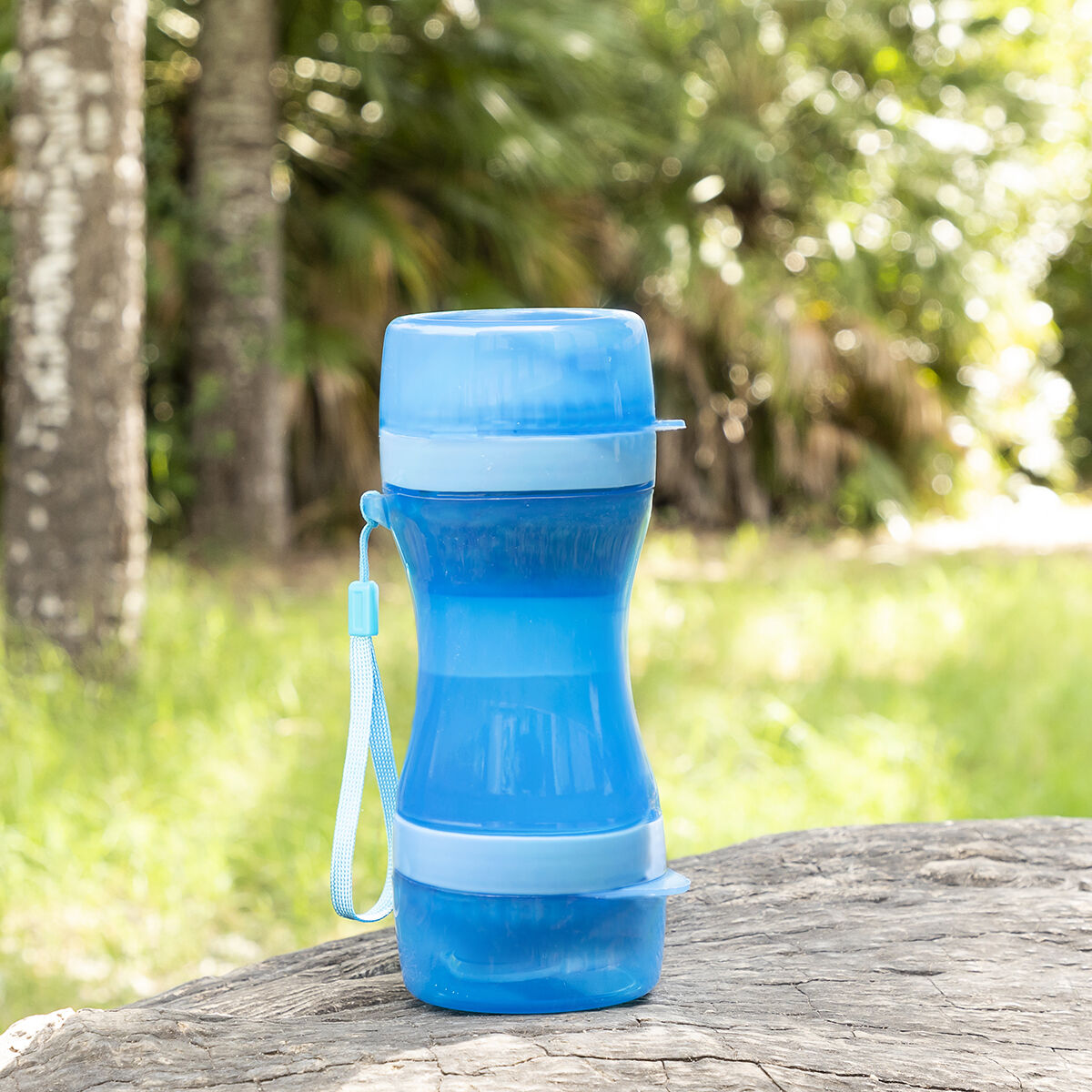 Bouteille 2 en 1 avec récipients pour eau et nourriture pour animaux Pettap
