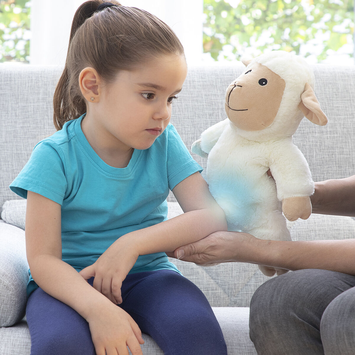 Peluche de oveja con efecto calor y frío Wooly InnovaGoods