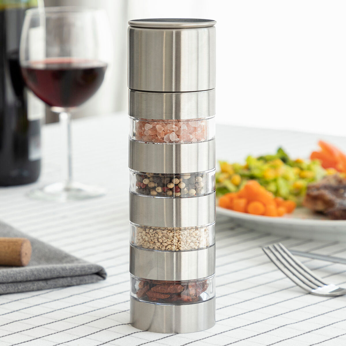 Moulin à épices 4 en 1 Millmix InnovaGoods