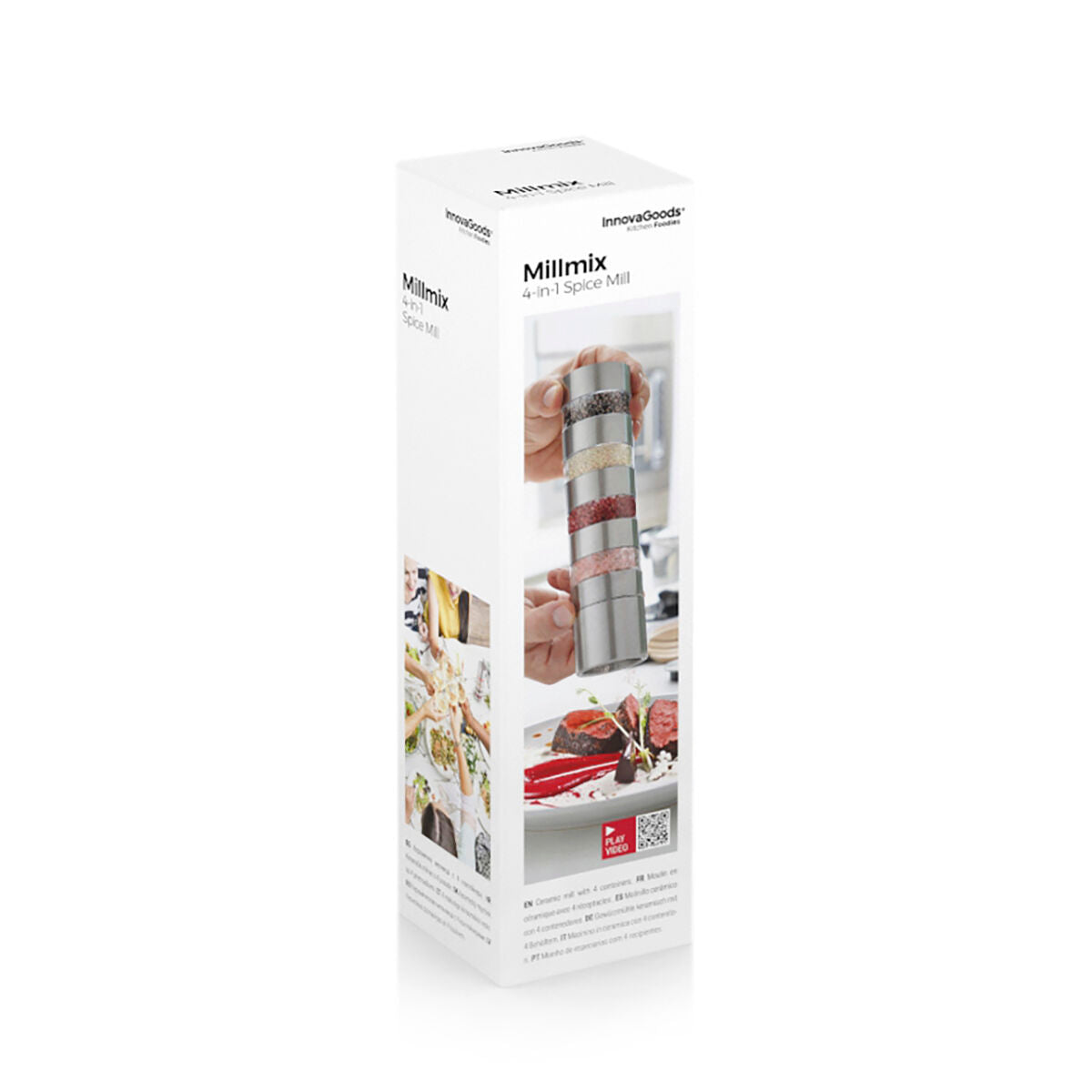 Moulin à épices 4 en 1 Millmix InnovaGoods