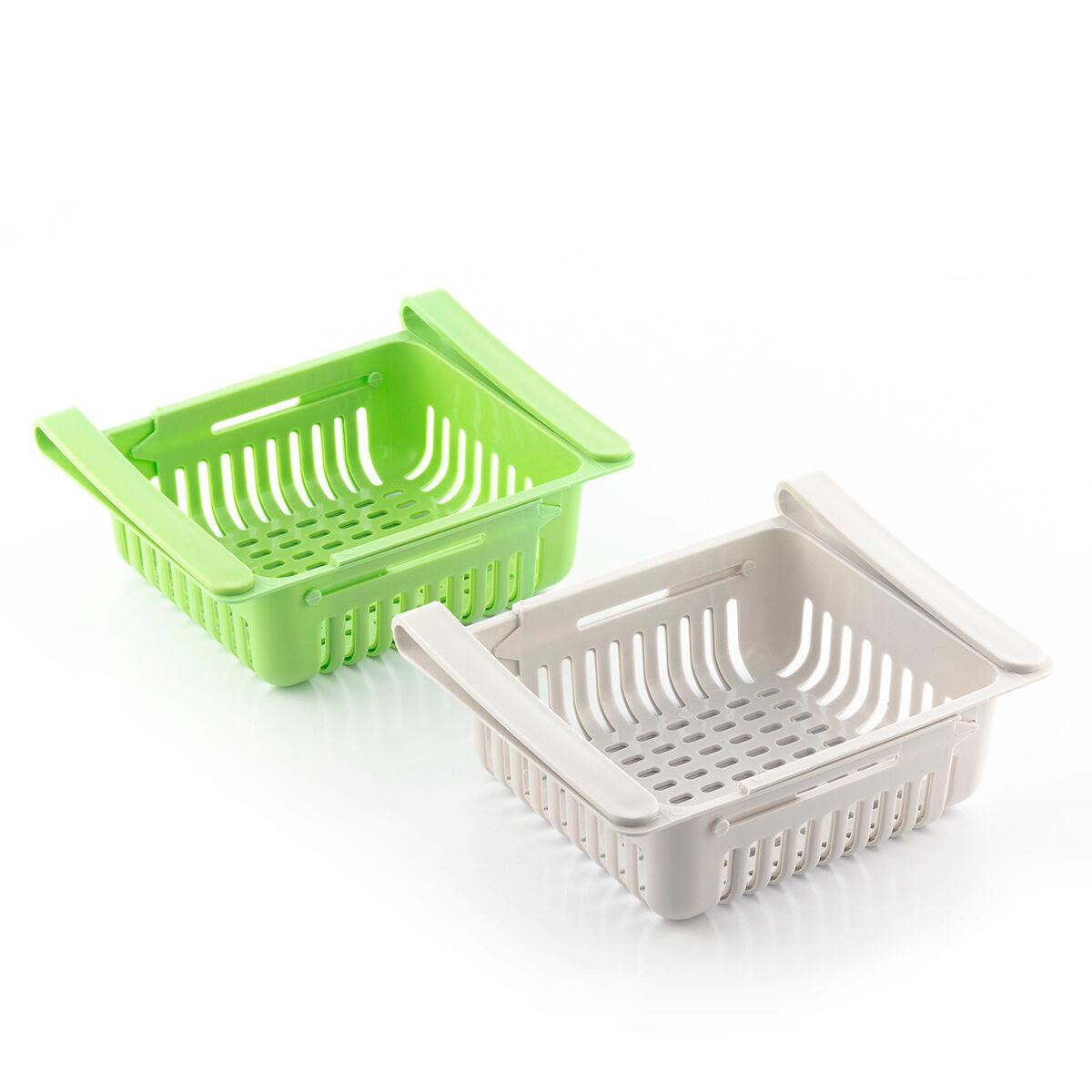 Organiseur de réfrigérateur réglable Friwer InnovaGoods 2 unités