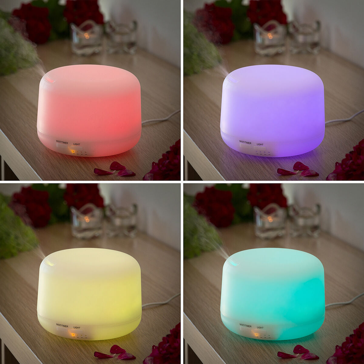 Humidificateur diffuseur d'arômes avec LED multicolore Stelloured InnovaGoods