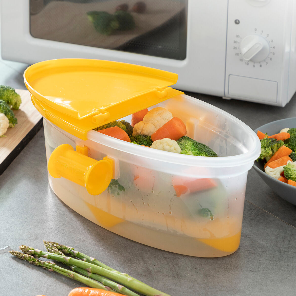 4-in-1 Microwave Pasta Cooker with Accessories and Recipes Pastrainest