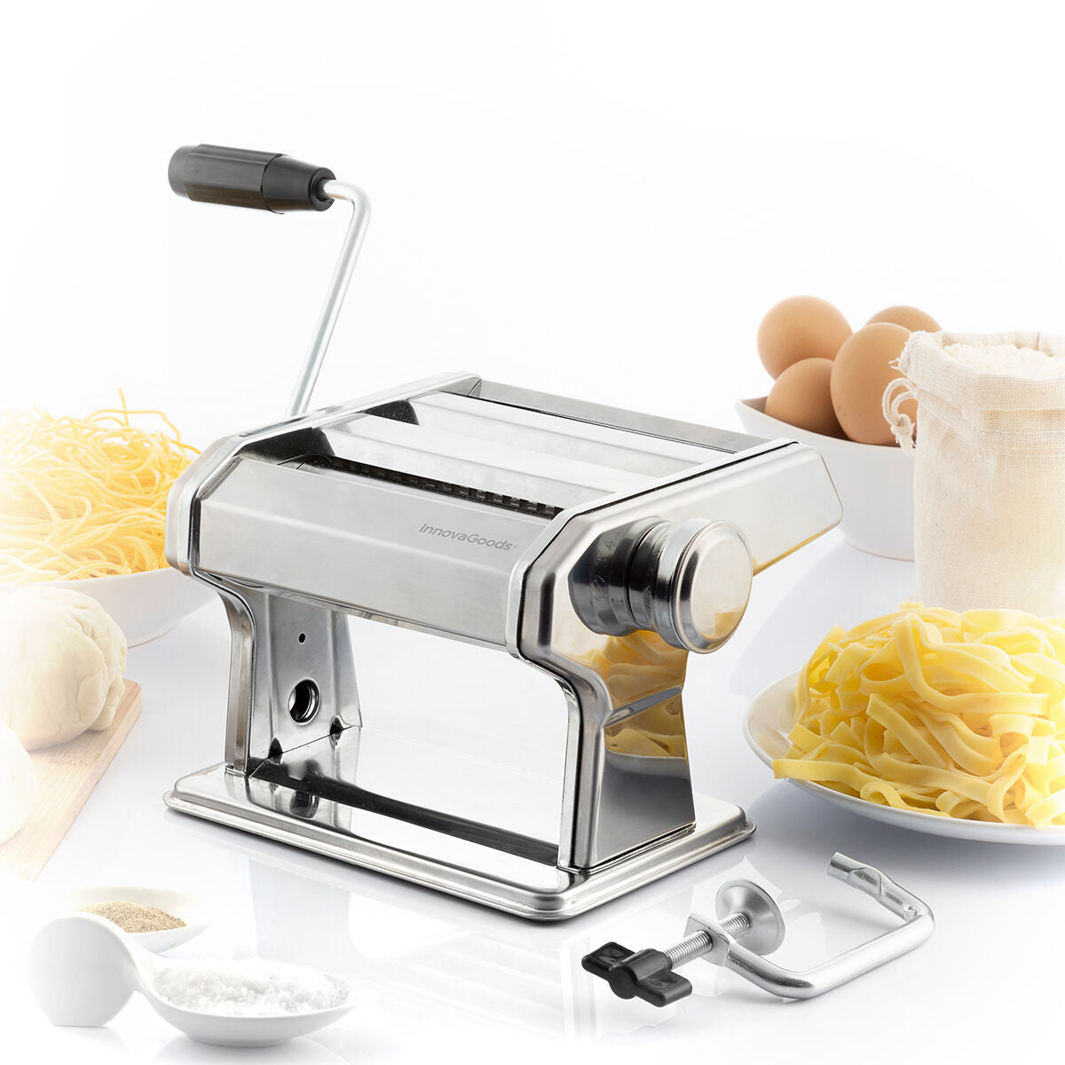 Máquina para hacer pasta fresca con recetas Frashta InnovaGoods