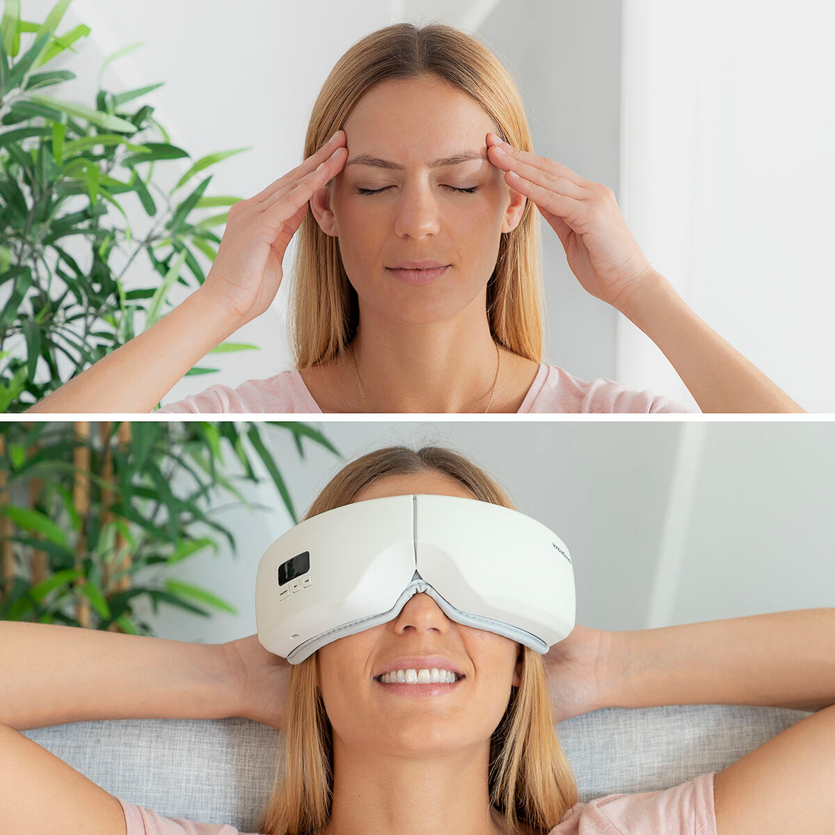 Masajeador de ojos 4 en 1 con compresión de aire Eyesky InnovaGoods