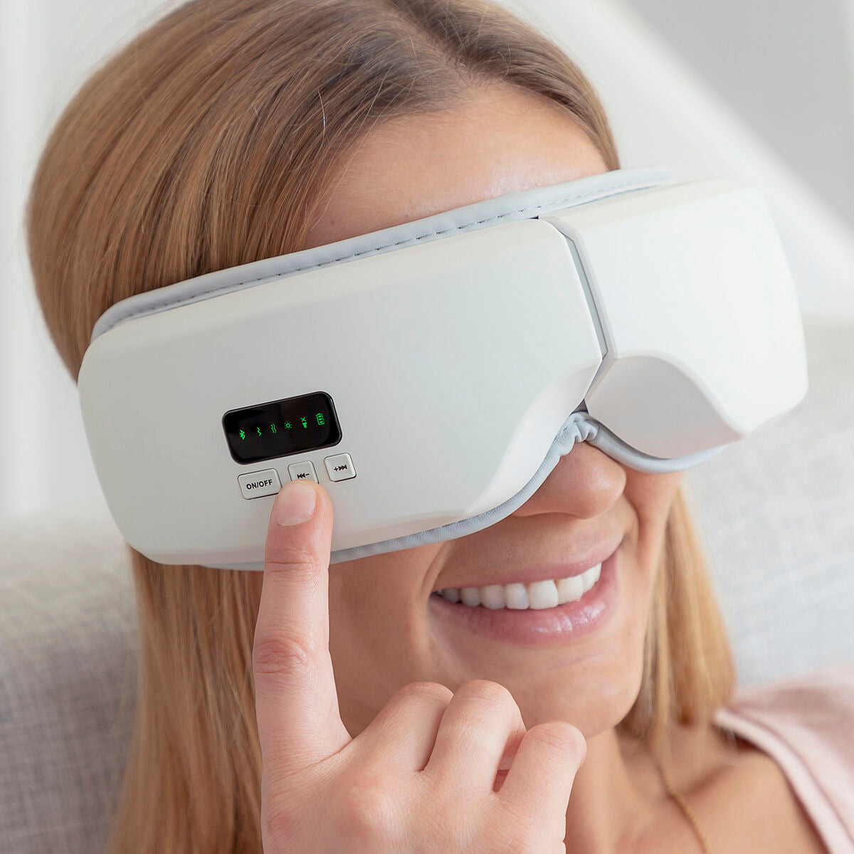 Masajeador de ojos 4 en 1 con compresión de aire Eyesky InnovaGoods