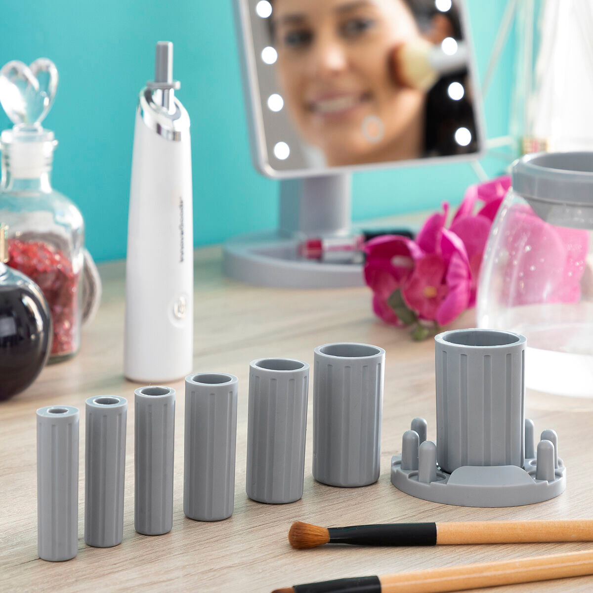Limpiador y secador automático de brochas de maquillaje Maklin InnovaGoods