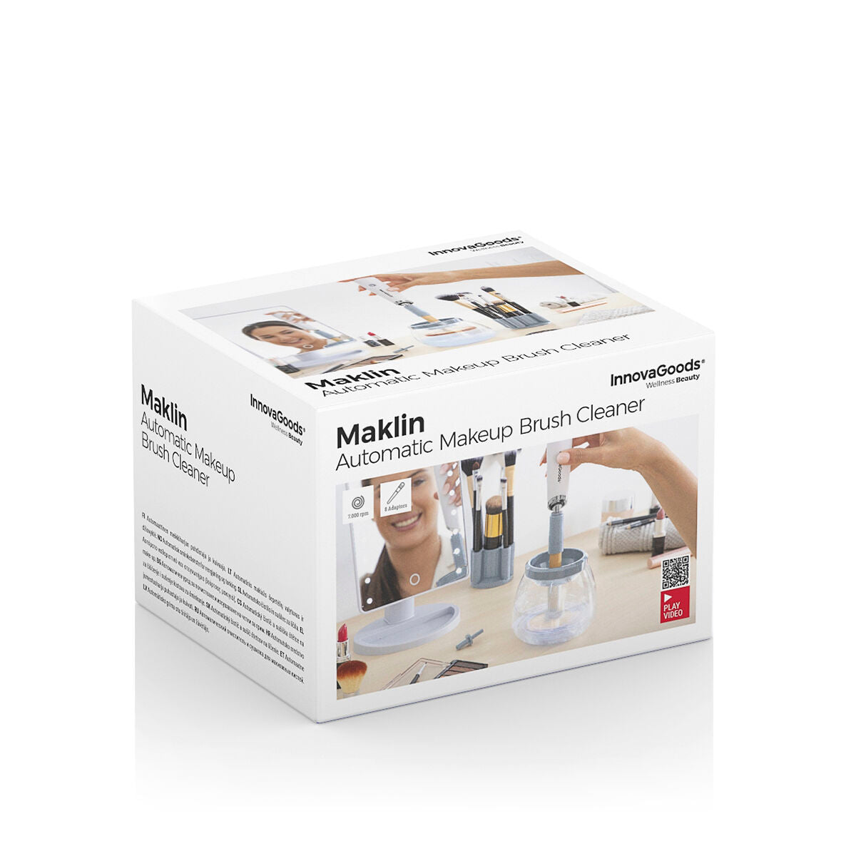 Limpiador y secador automático de brochas de maquillaje Maklin InnovaGoods