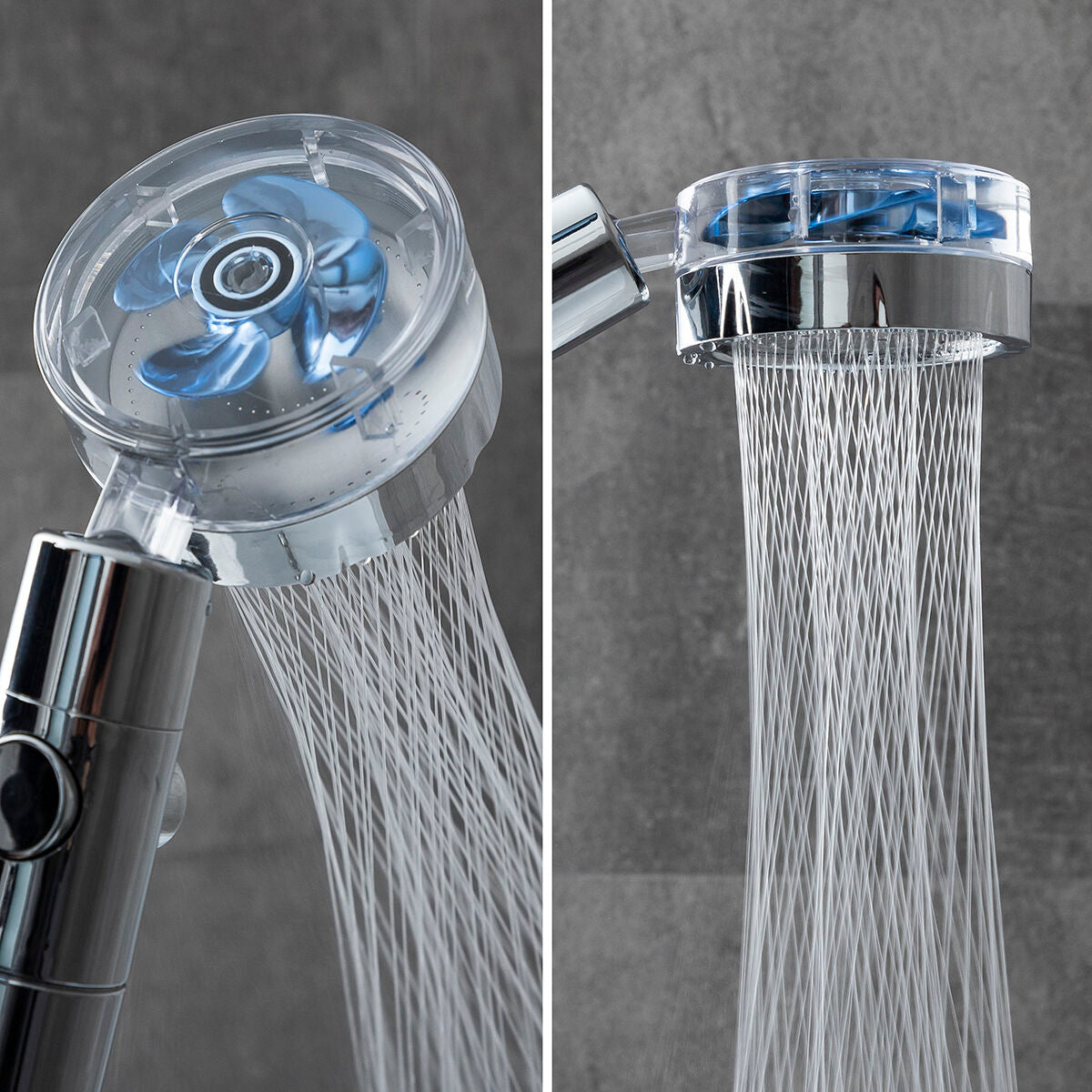 Eco-shower with Pressure Propeller and Purifying Filter Heliwer