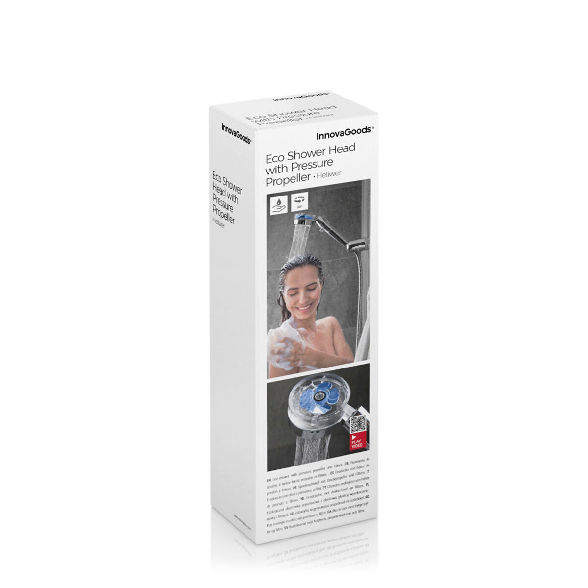 Eco-shower with Pressure Propeller and Purifying Filter Heliwer