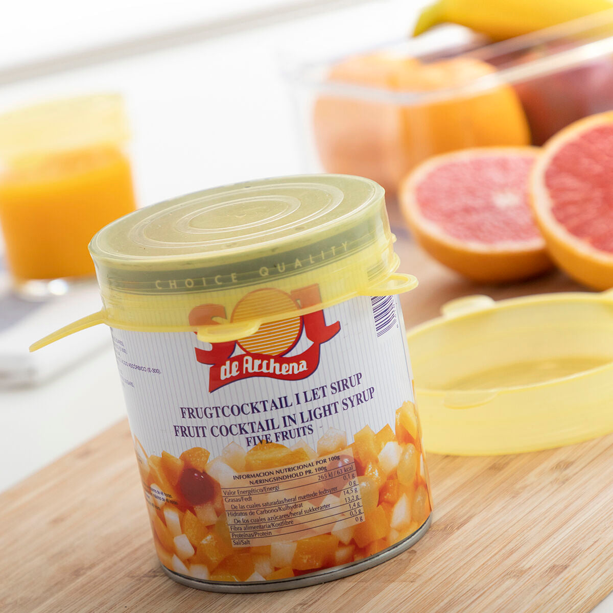Set de 10 tapas de cocina reutilizables y ajustables Lilyd InnovaGoods