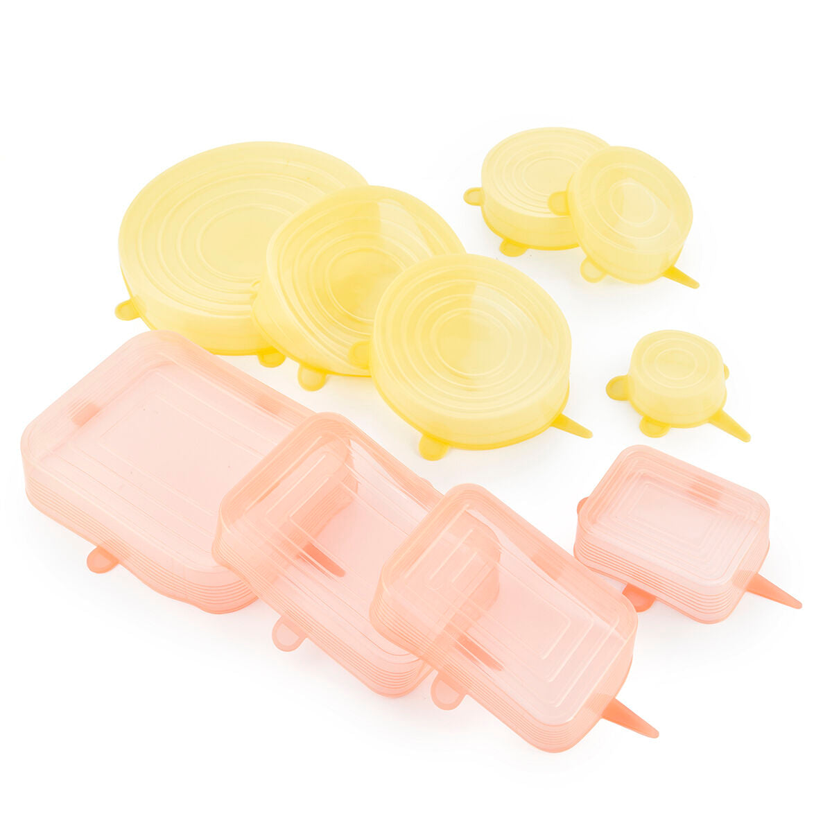 Set de 10 tapas de cocina reutilizables y ajustables Lilyd InnovaGoods