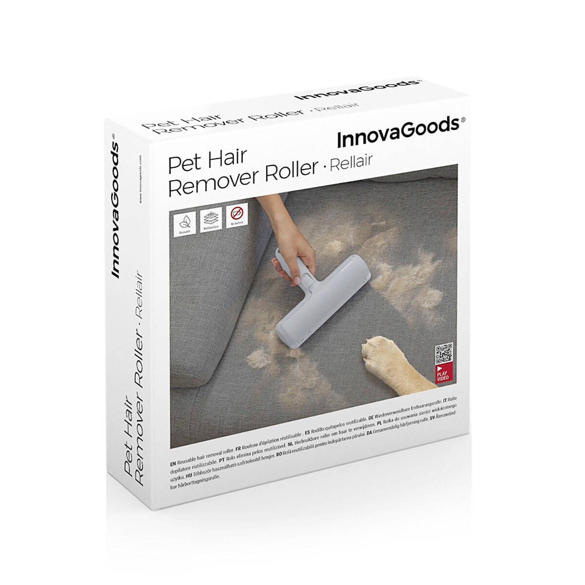 Rodillo quitapelos para mascotas Rellair InnovaGoods