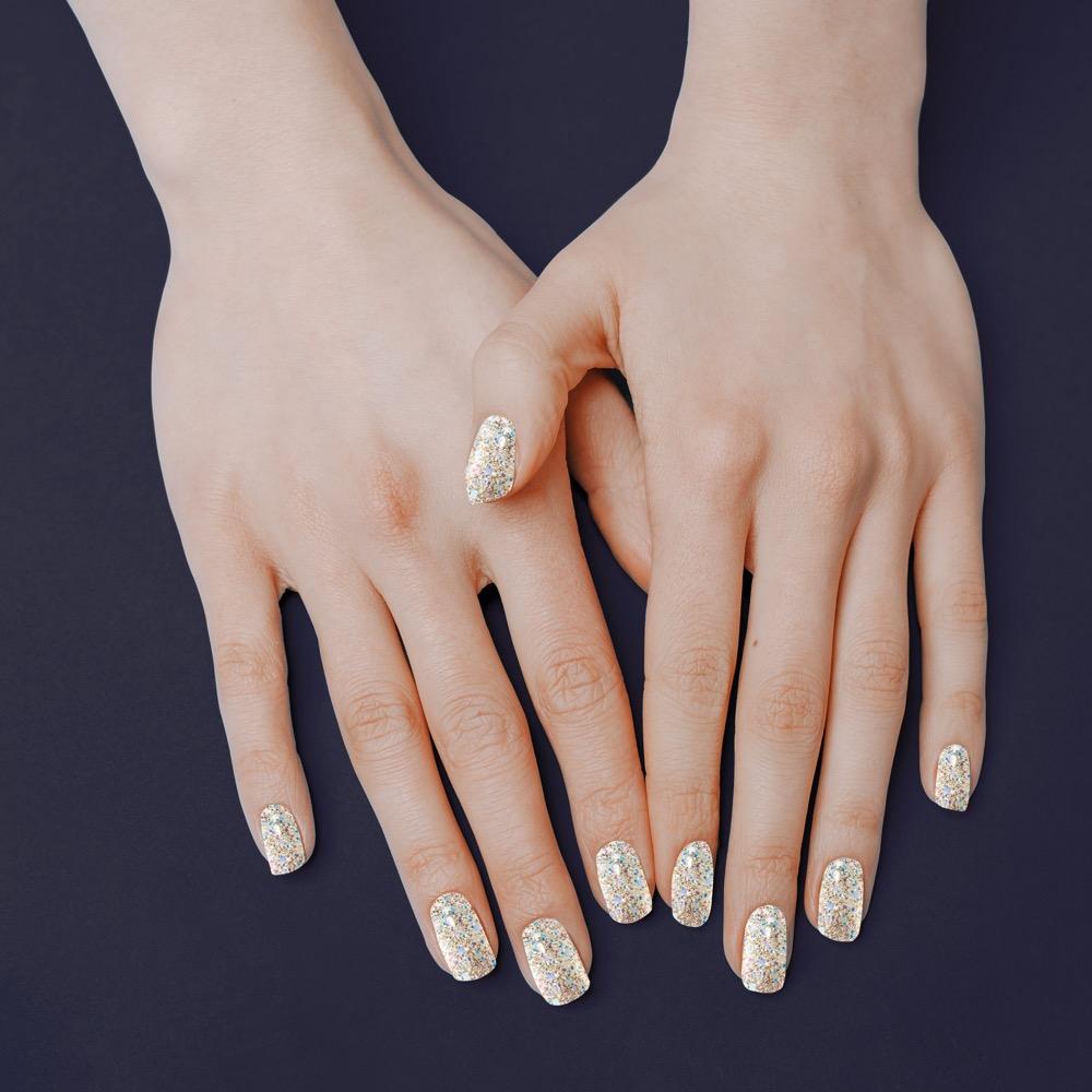 Tiras de gel coreanas para uñas, calcomanías para uñas, kits todo en uno